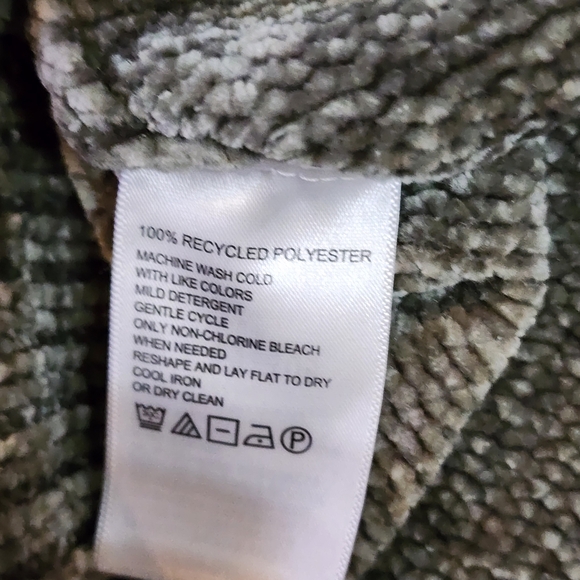 Tommy Bahama Green V-Neck Puff Sleeve Chenille  Sweater | Size XS - Picture 5 of 9